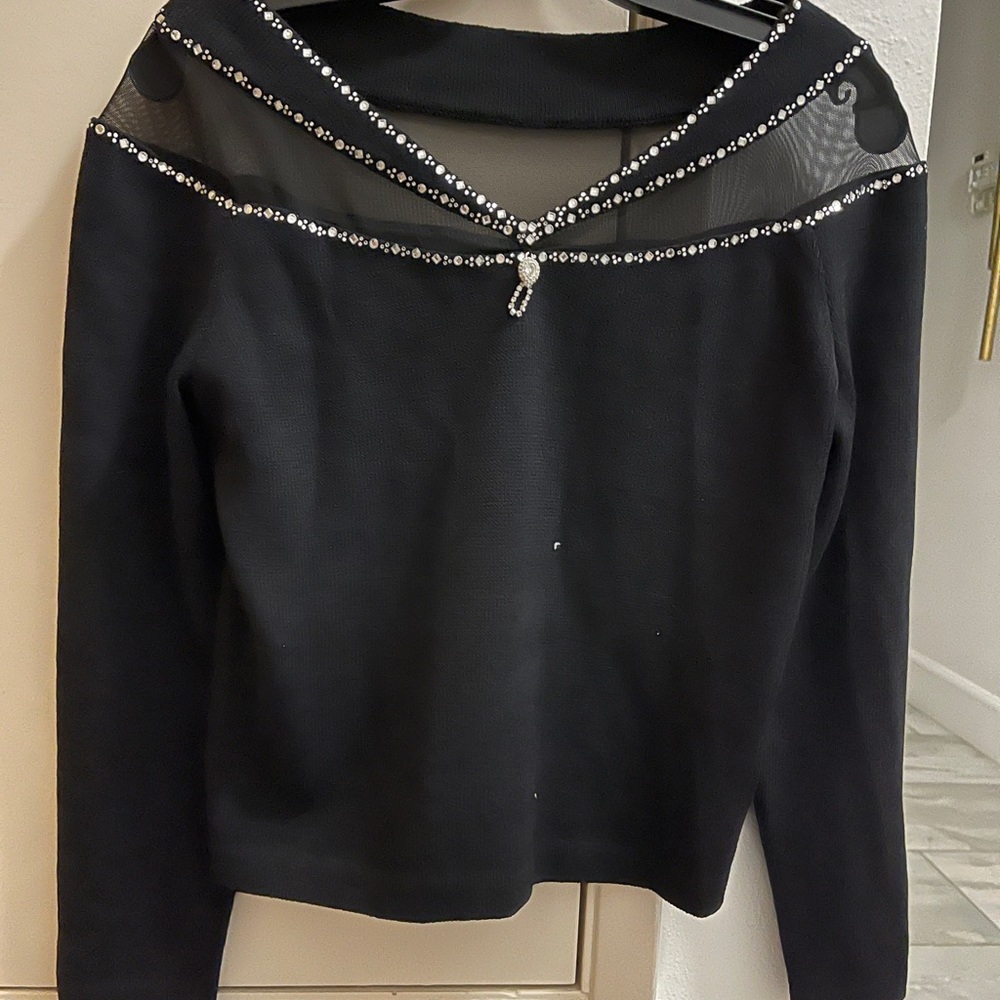 Crop knitted top